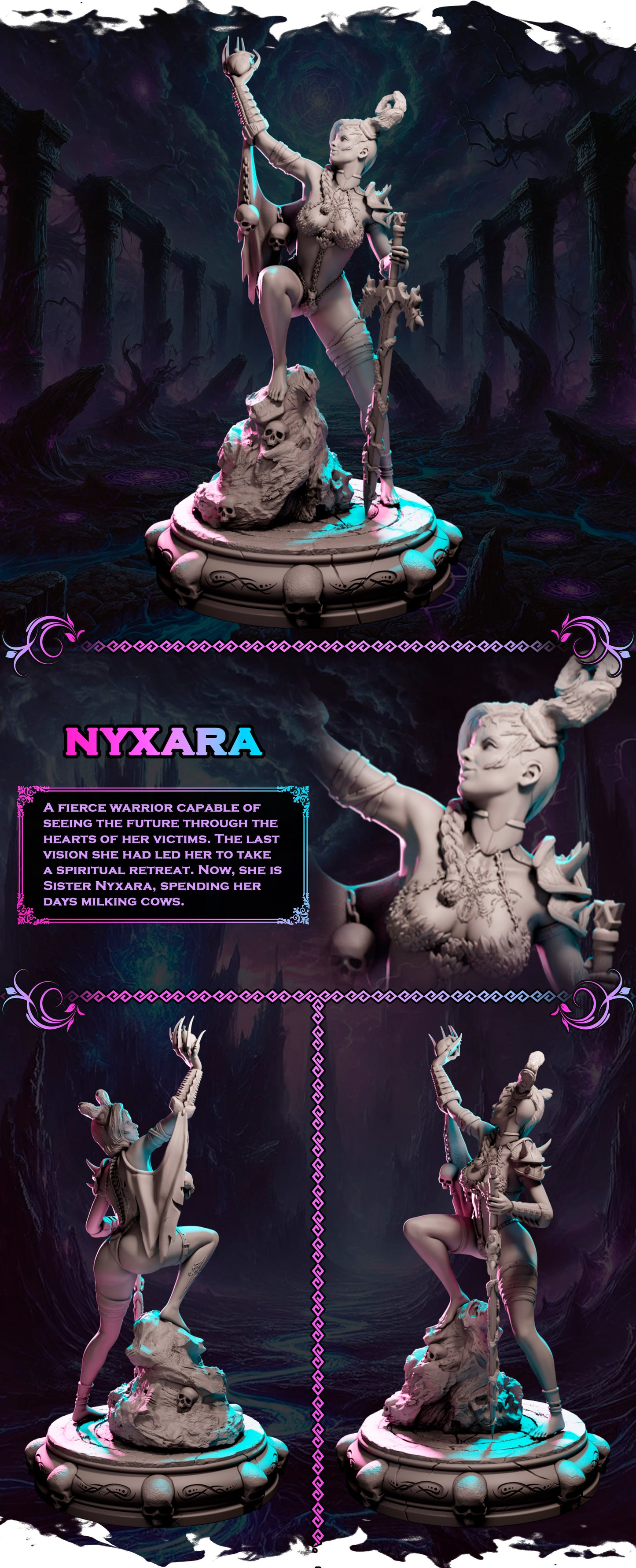 Nyxara — Ladies of Chaos (Black Bird Miniatures)