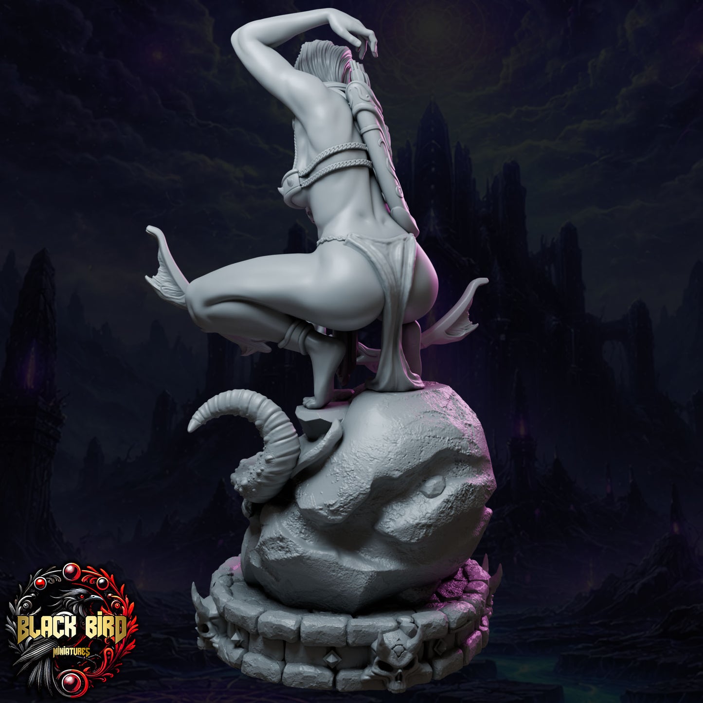 Ossyra – Queens of Chaos – Figurka 32mm / 75mm – Black Bird Miniatures