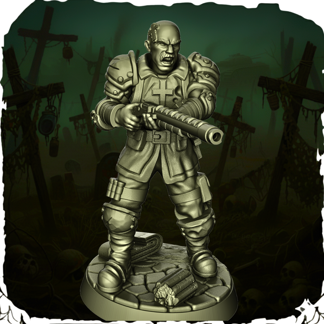 Papal State Trench Crusade figurki 32mm zestaw 20 modeli