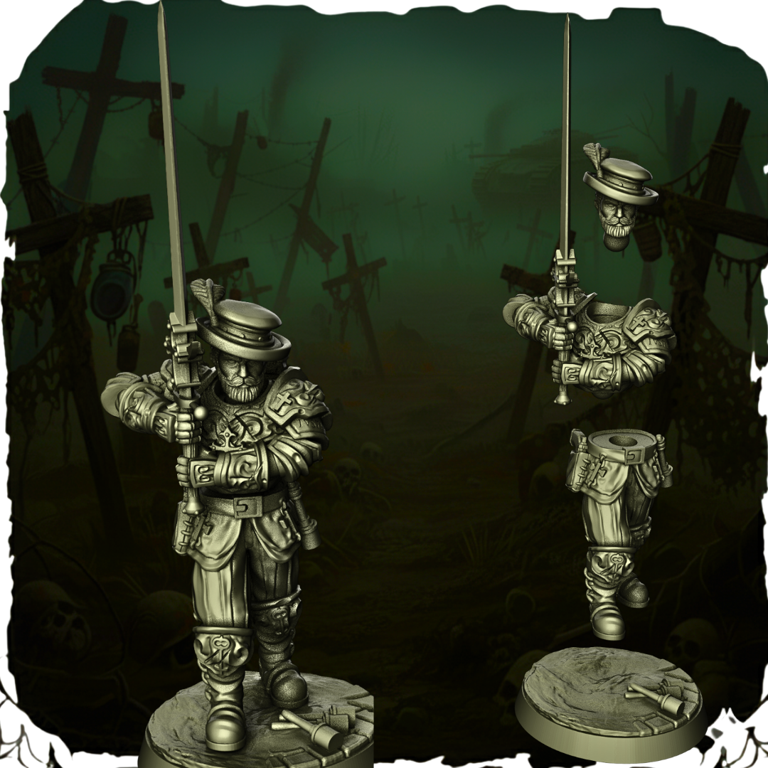 Papal State Assault Infantry – Trench Crusade – figurka 32mm