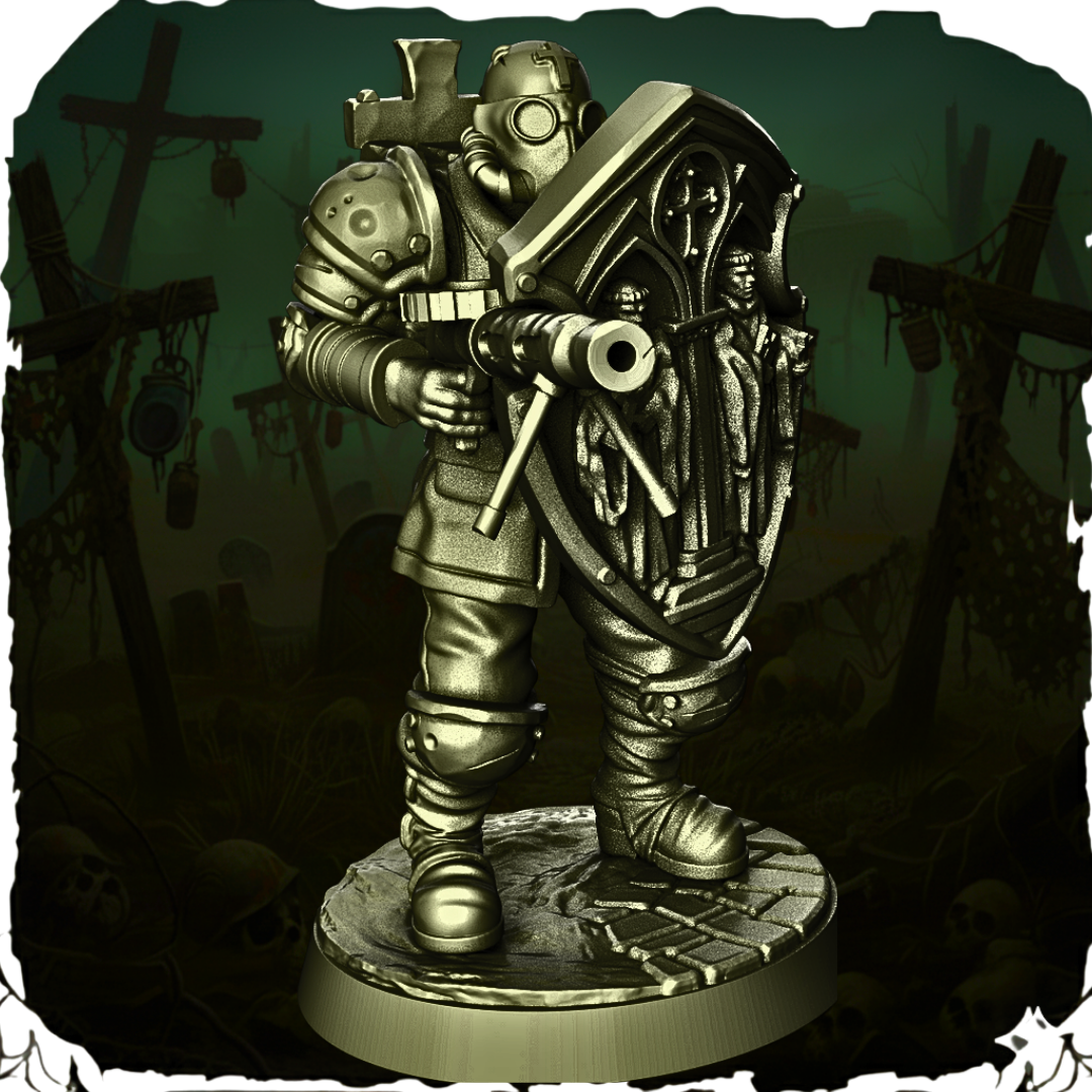 Papal State Trench Crusade figurki 32mm zestaw 20 modeli