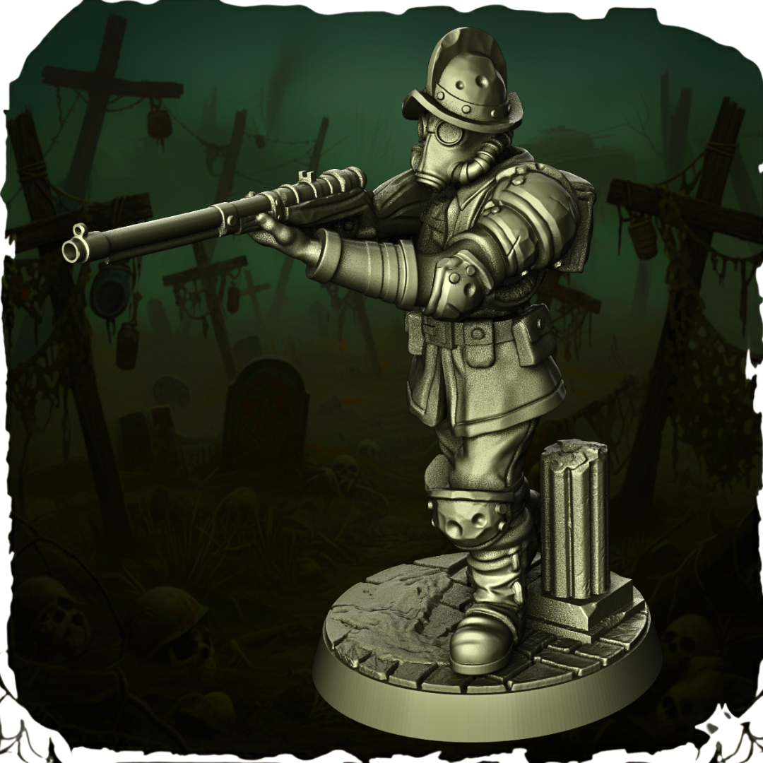 Papal State Trench Crusade figurki 32mm zestaw 20 modeli