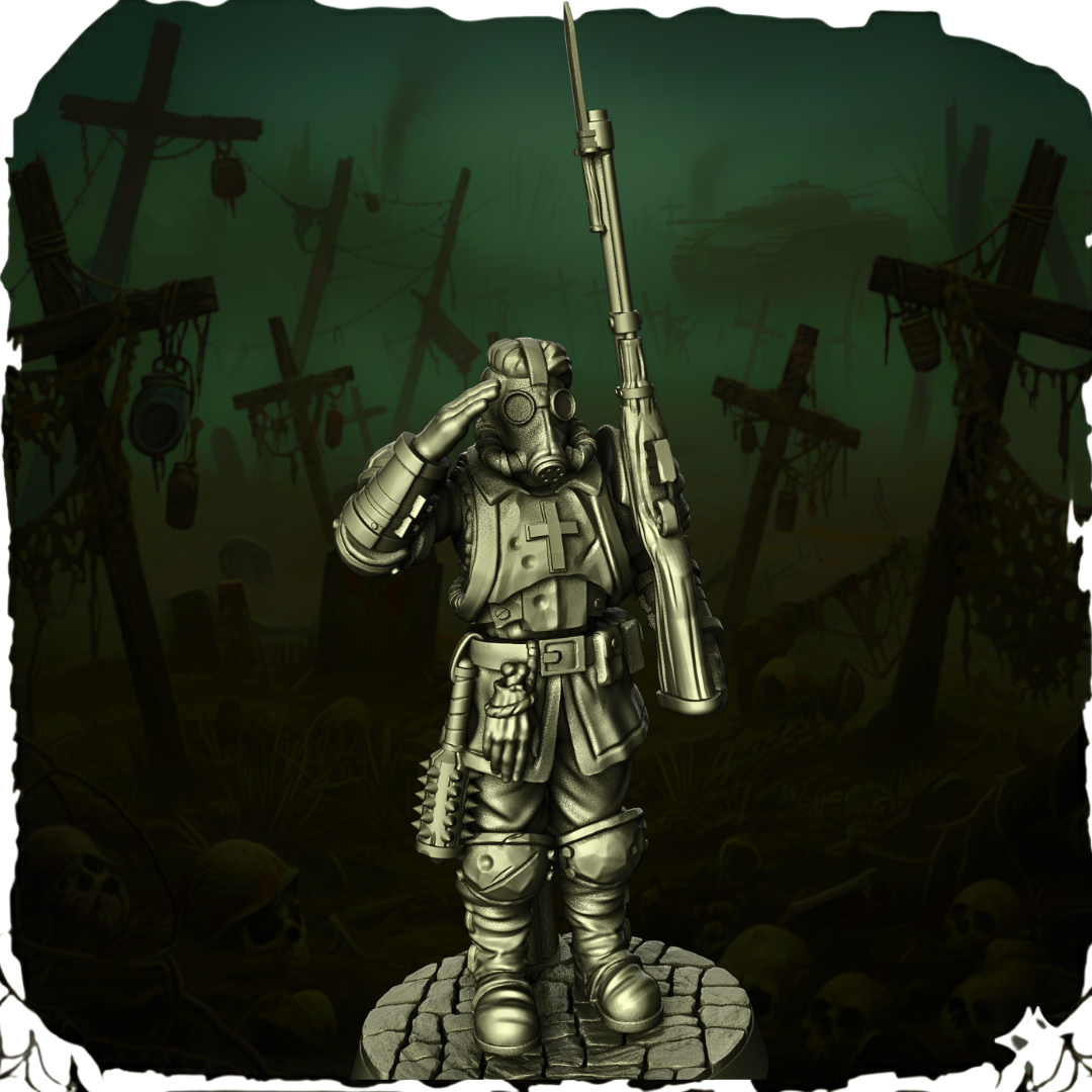 Papal State Trench Crusade figurki 32mm zestaw 20 modeli