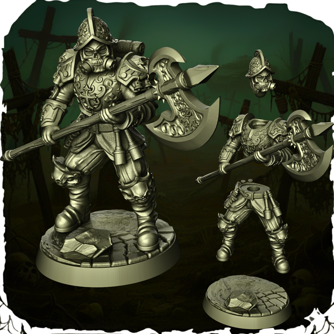 Papal State Shock Trooper – Trench Crusade – 32mm figure