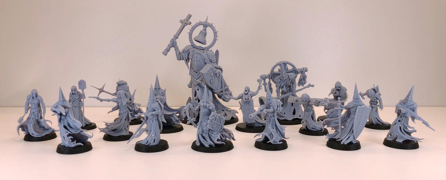Wraith Pilgrims grimdarkowe figurki Trench Crusade zestaw