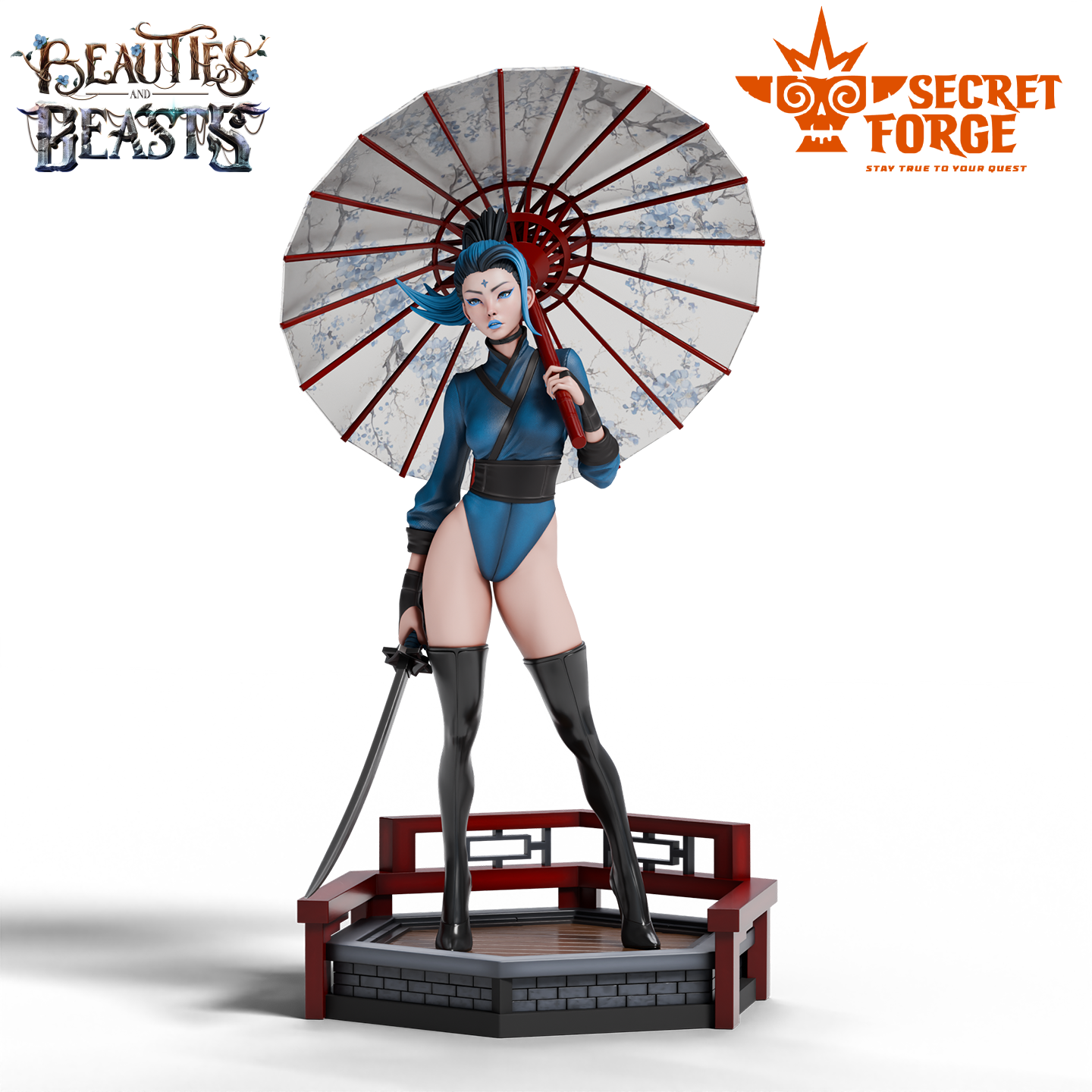 Figurka Luna – Wojowniczka – Secret Forge | miniatura kolekcjonerska 75mm / 112mm