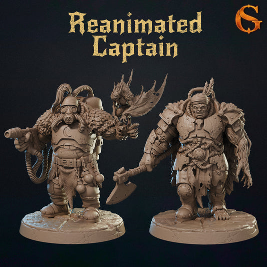 Reanimated Captain – Alchemical Satrapy – Figurka 32mm do Trench Crusade – solgood