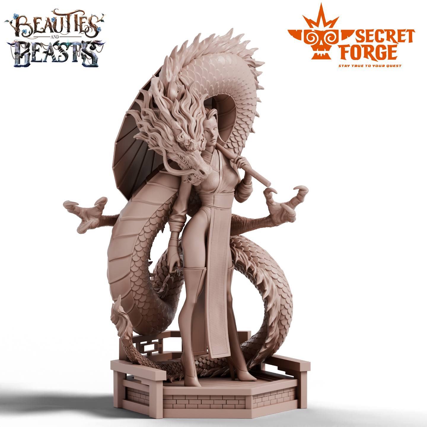 Figurka Luna – Opiekunka smoków – Secret Forge | miniatura kolekcjonerska 75mm / 112mm