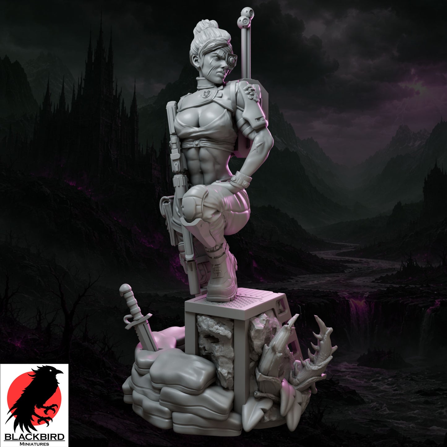 Rourke – Queens of the Black Empire | Premium Grimdark Miniature