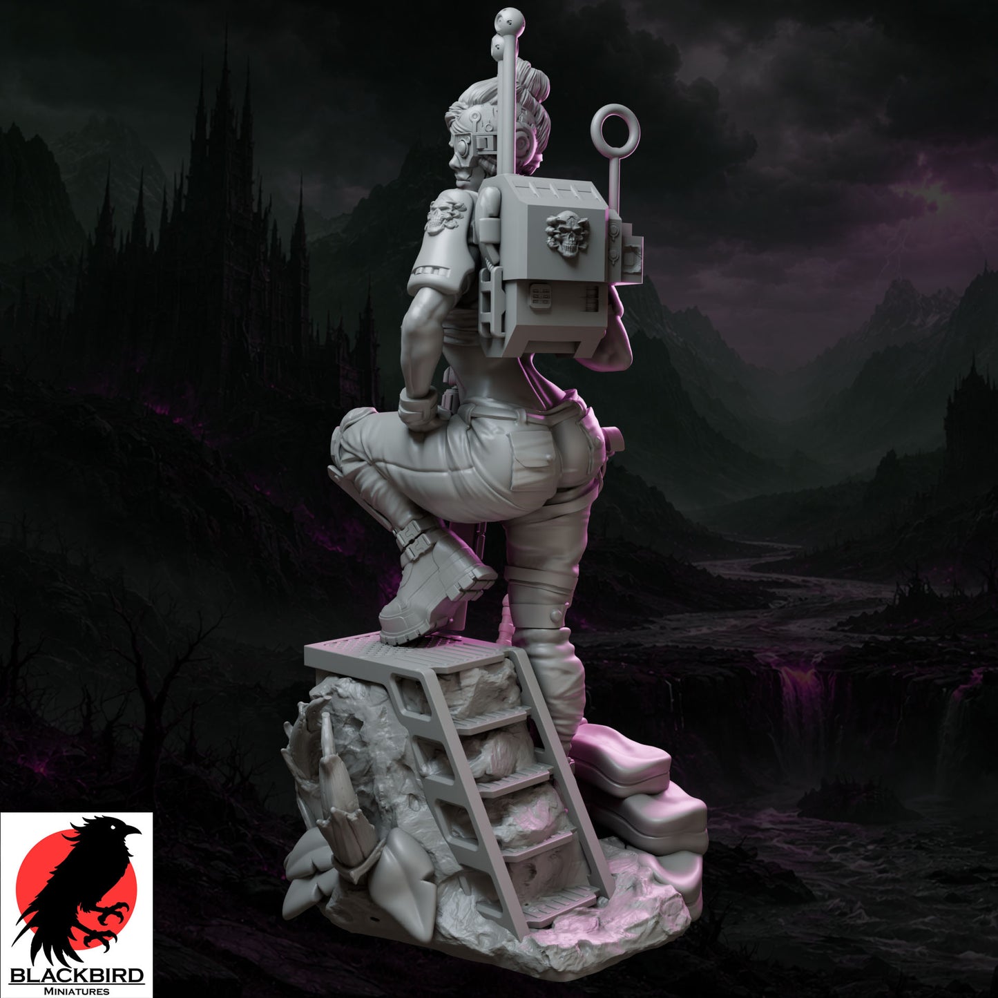 Rourke – Queens of the Black Empire | Premium Grimdark Miniature