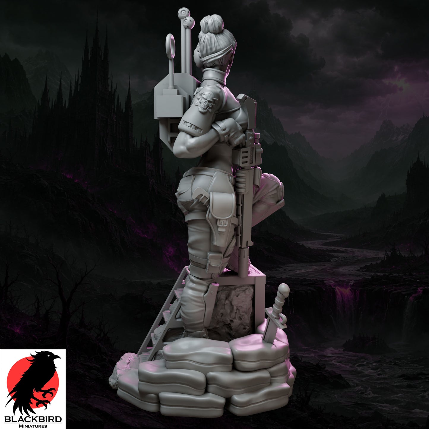Rourke – Queens of the Black Empire | Premium Grimdark Miniature