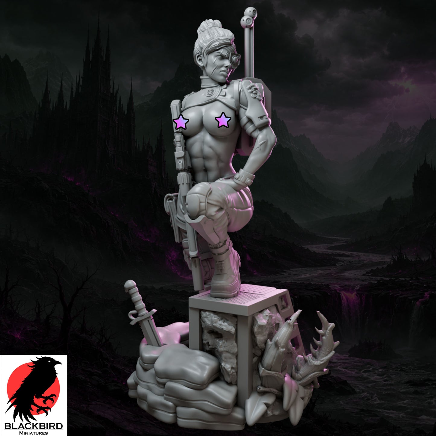 Rourke – Queens of the Black Empire | Premium Grimdark Miniature