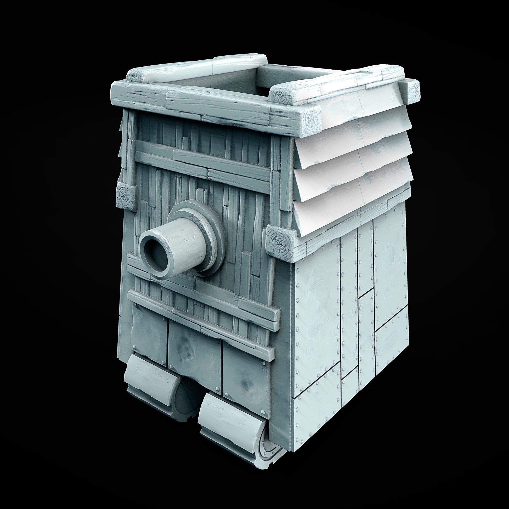 Czołg Sułtanatu – grimdark model 3D do Trench Crusade, autor Juan Manuel Vargas Villate