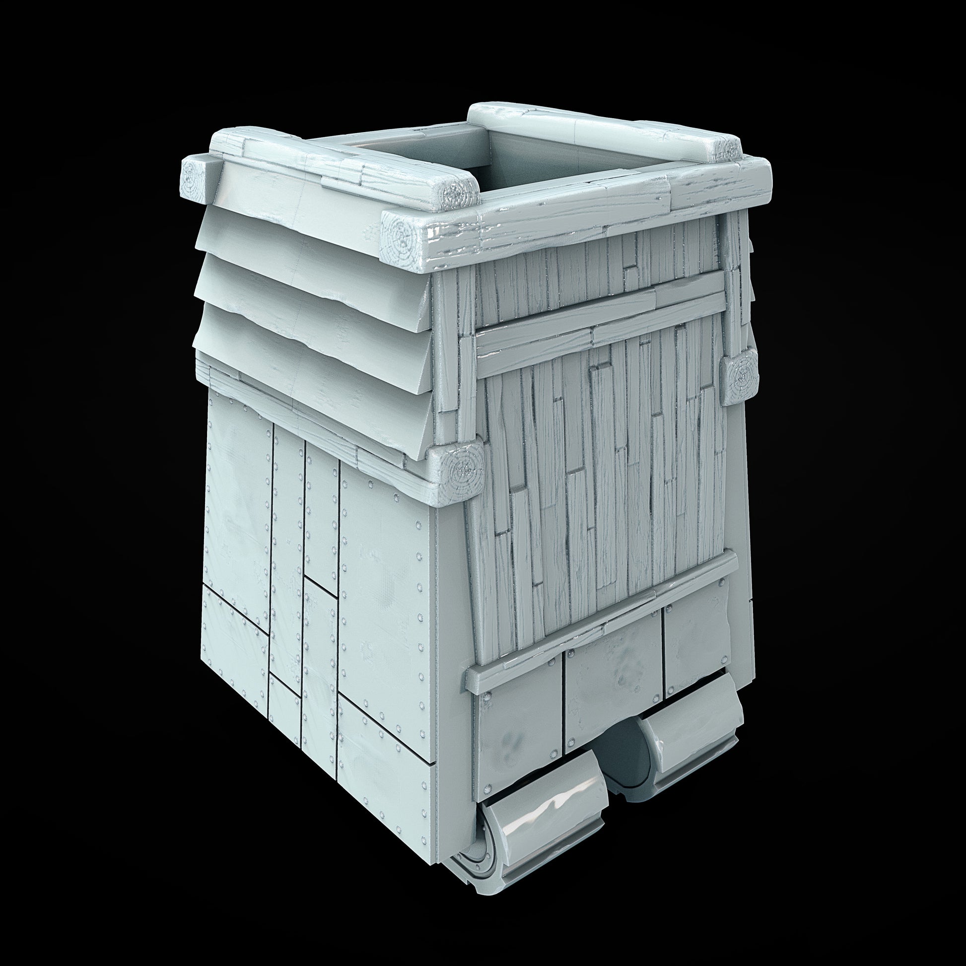 Czołg Sułtanatu – grimdark model 3D do Trench Crusade, autor Juan Manuel Vargas Villate