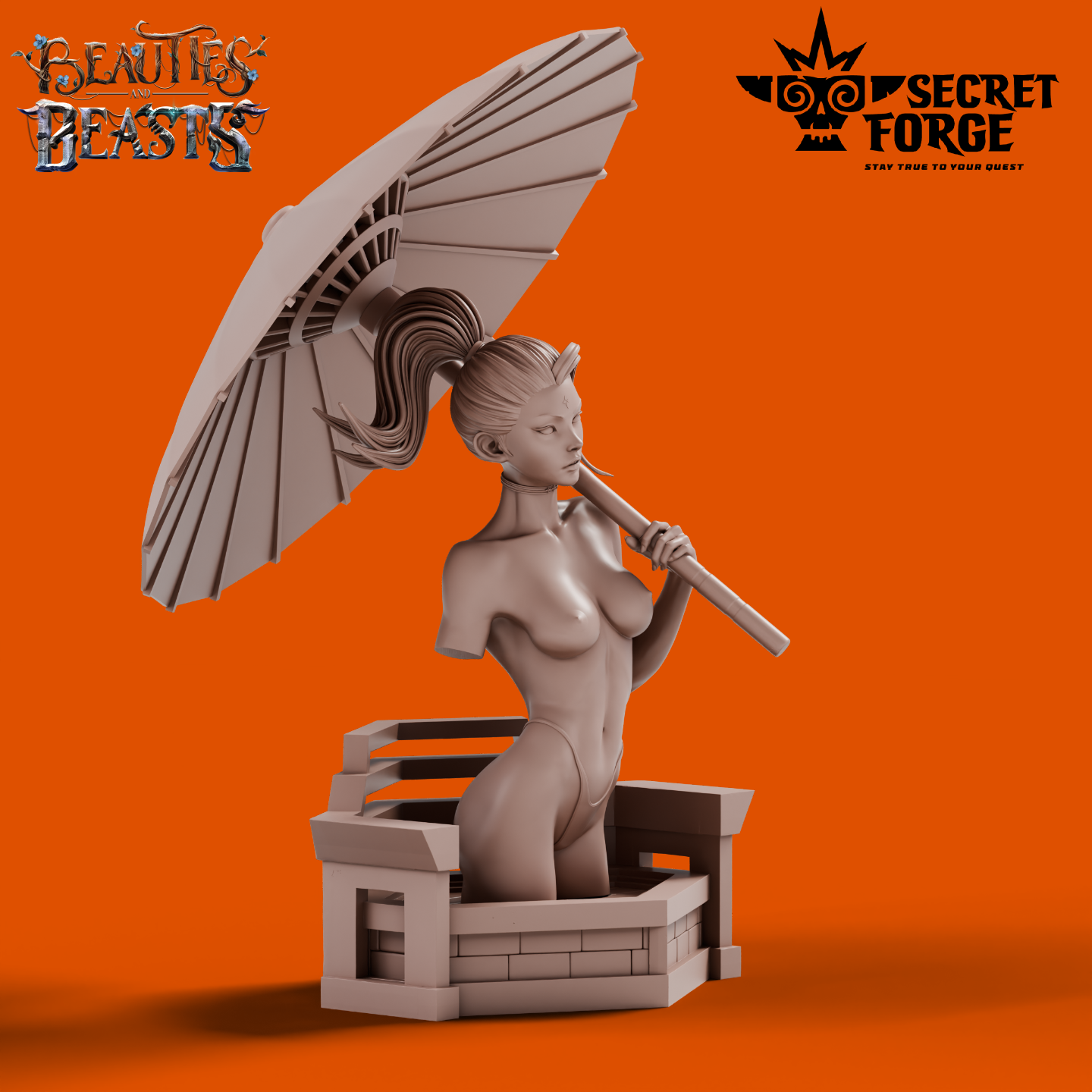 Figurka Luna – Secret Forge | popiersie fantasy | miniatura kolekcjonerska 1:12