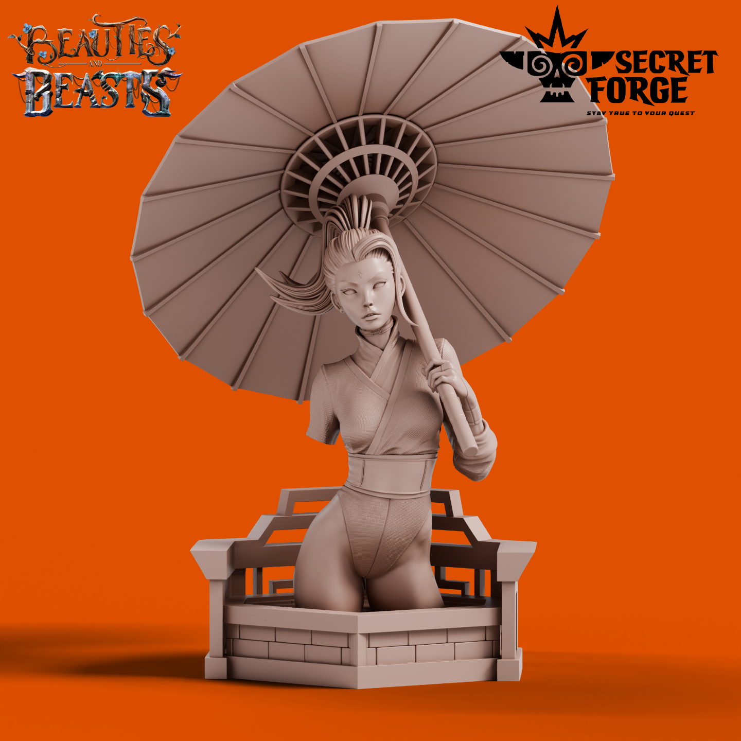 Figurka Luna – Secret Forge | popiersie fantasy | miniatura kolekcjonerska 1:12