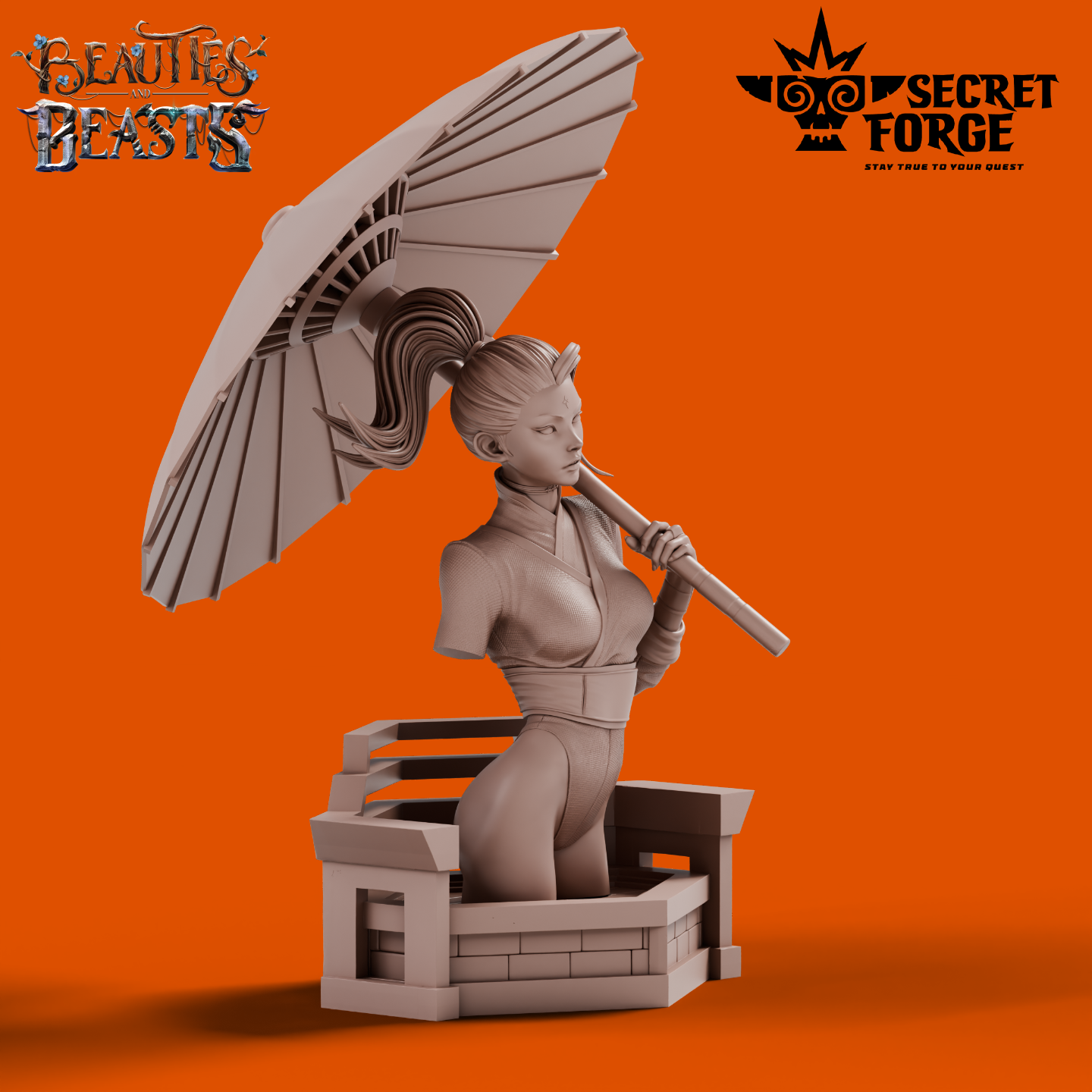 Figurka Luna – Secret Forge | popiersie fantasy | miniatura kolekcjonerska 1:12