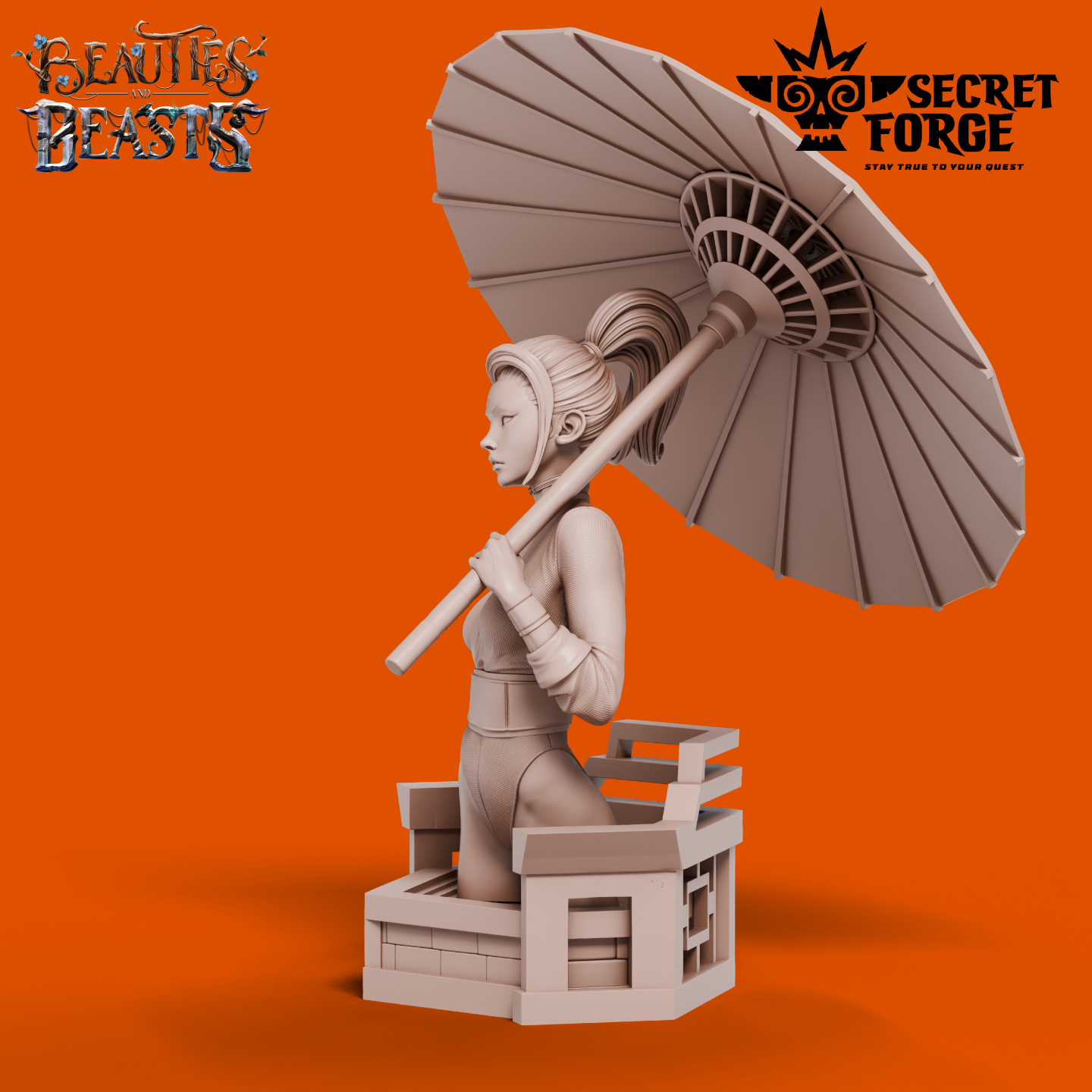 Figurka Luna – Secret Forge | popiersie fantasy | miniatura kolekcjonerska 1:12