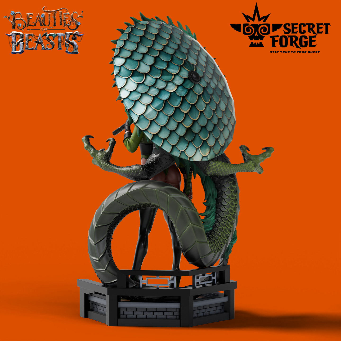 Figurka Luna – Strażniczka smoka – Secret Forge | miniatura kolekcjonerska 75mm / 112mm