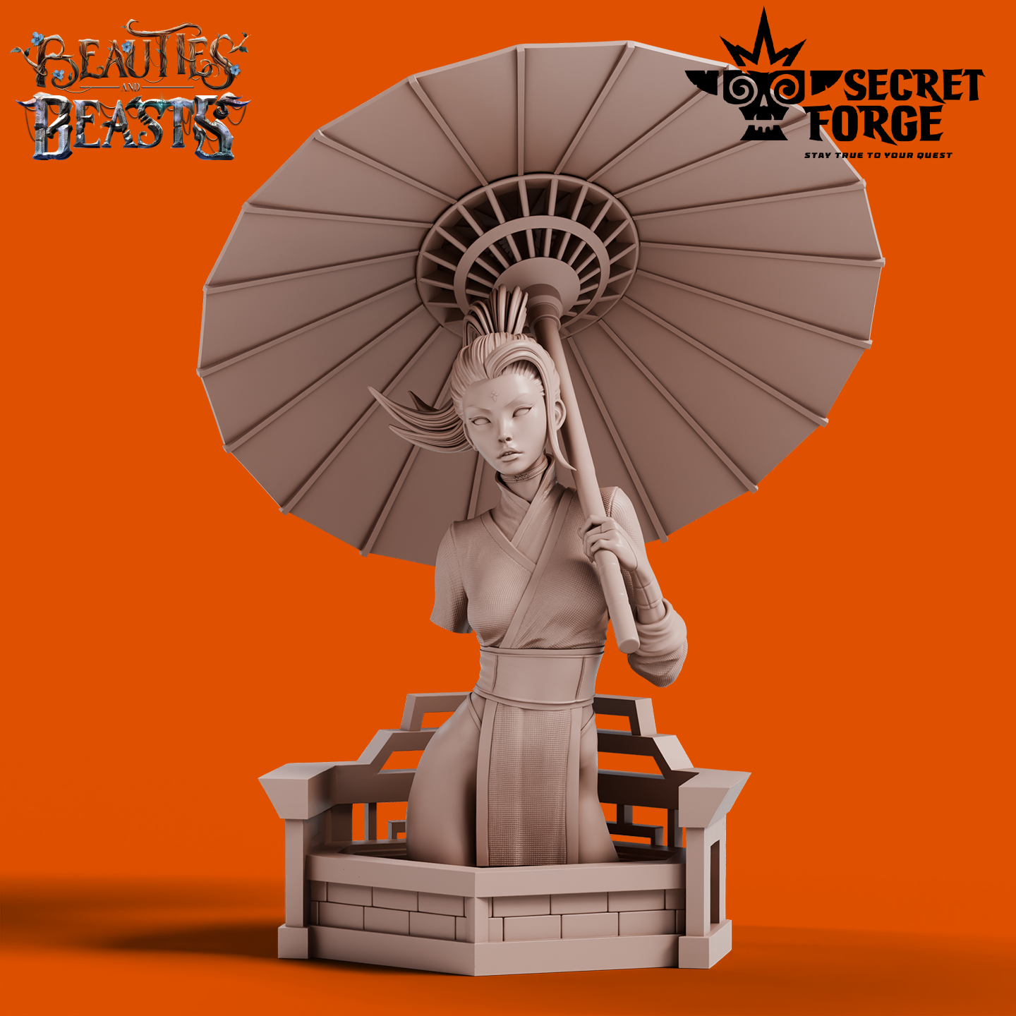 Figurka Luna – Secret Forge | popiersie fantasy | miniatura kolekcjonerska 1:12