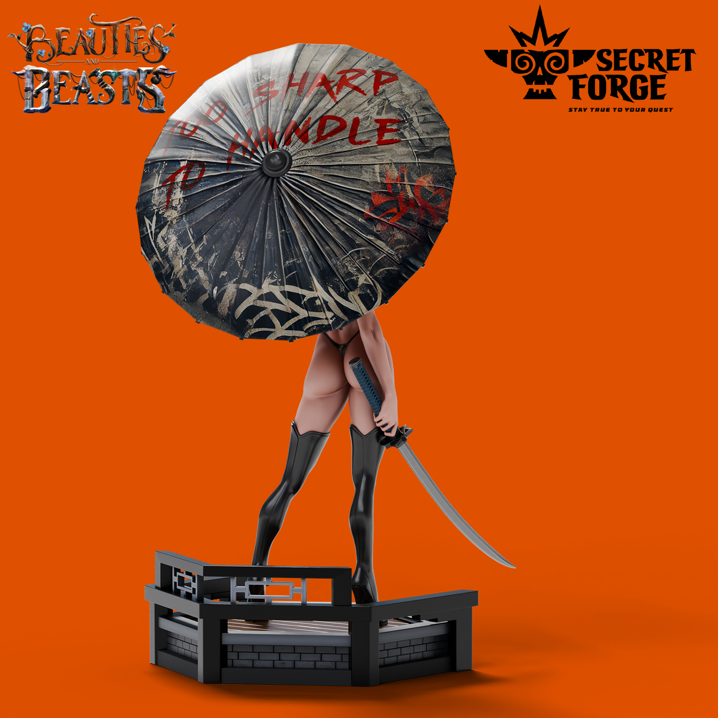 Figurka Luna – Wojowniczka – Secret Forge | miniatura kolekcjonerska 75mm / 112mm