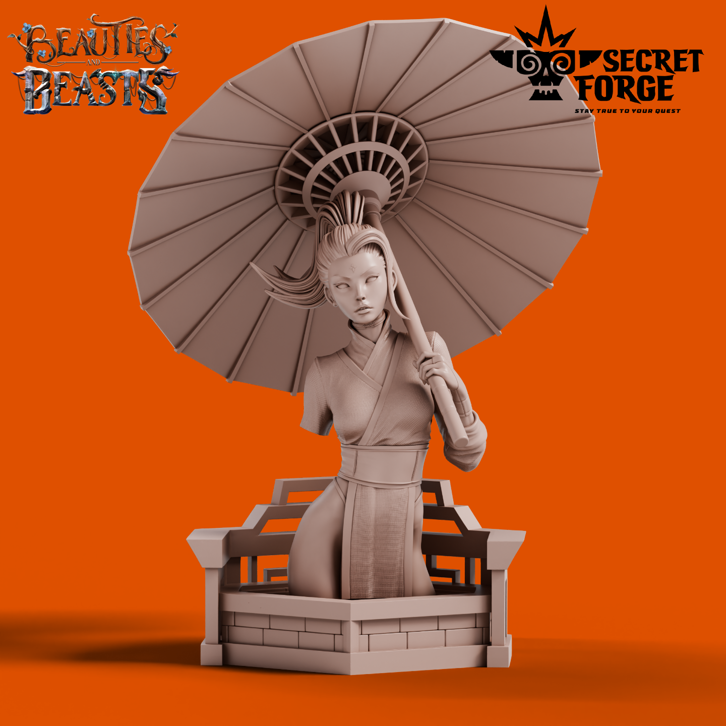 Figurka Luna – Secret Forge | popiersie fantasy | miniatura kolekcjonerska 1:12