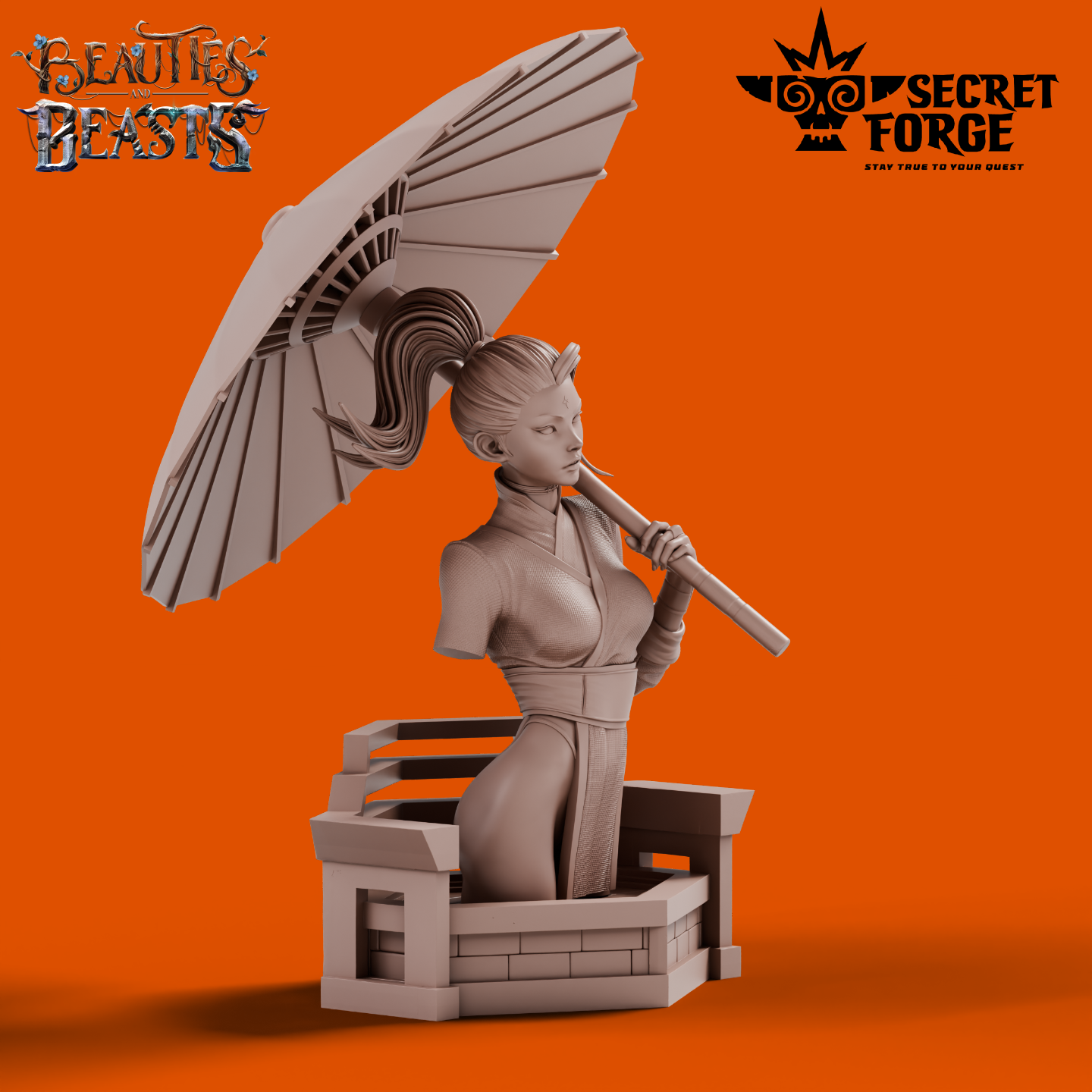 Figurka Luna – Secret Forge | popiersie fantasy | miniatura kolekcjonerska 1:12