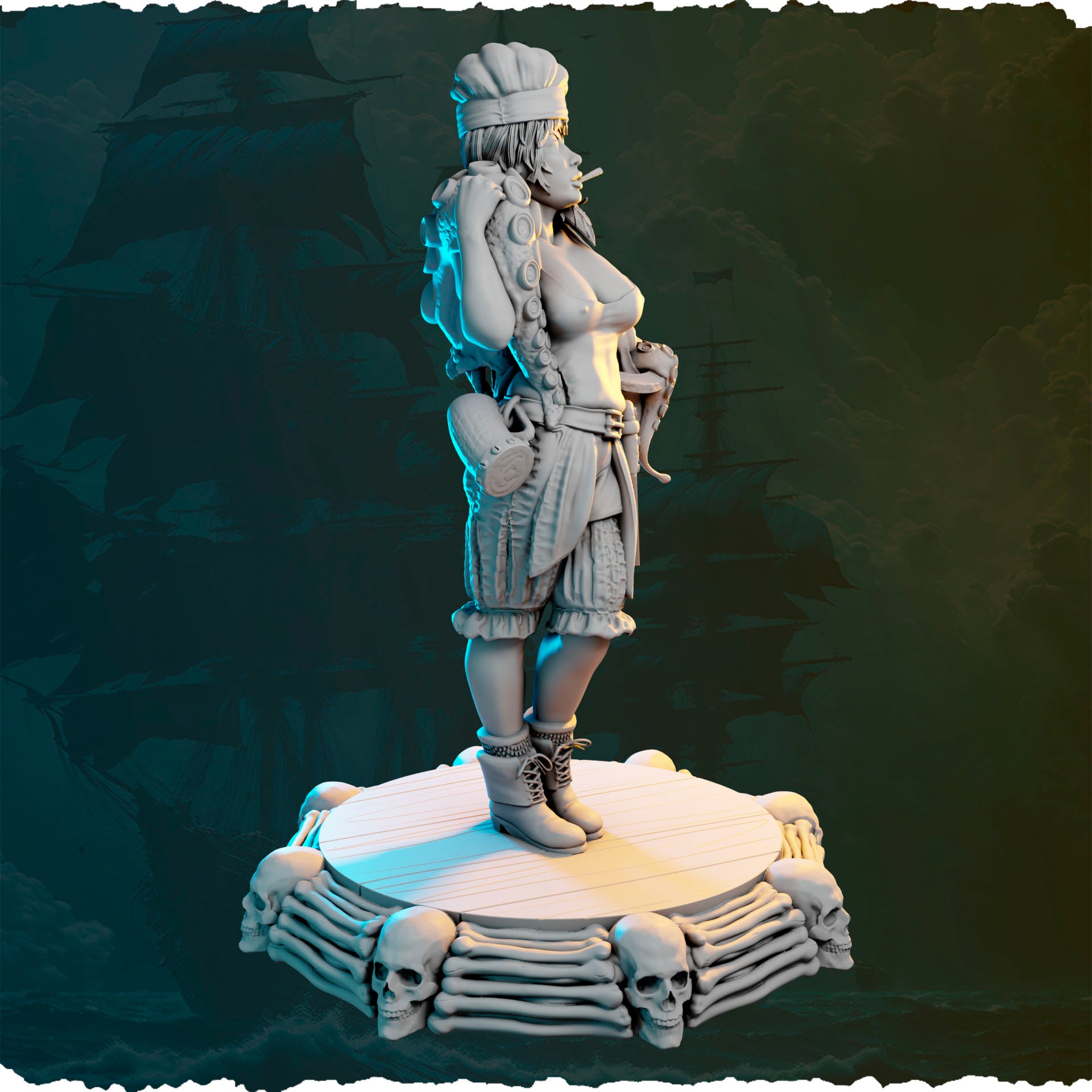 Figurki pirackie 32 mm i 75 mm z kolekcji Ladies of the Sea Pirates