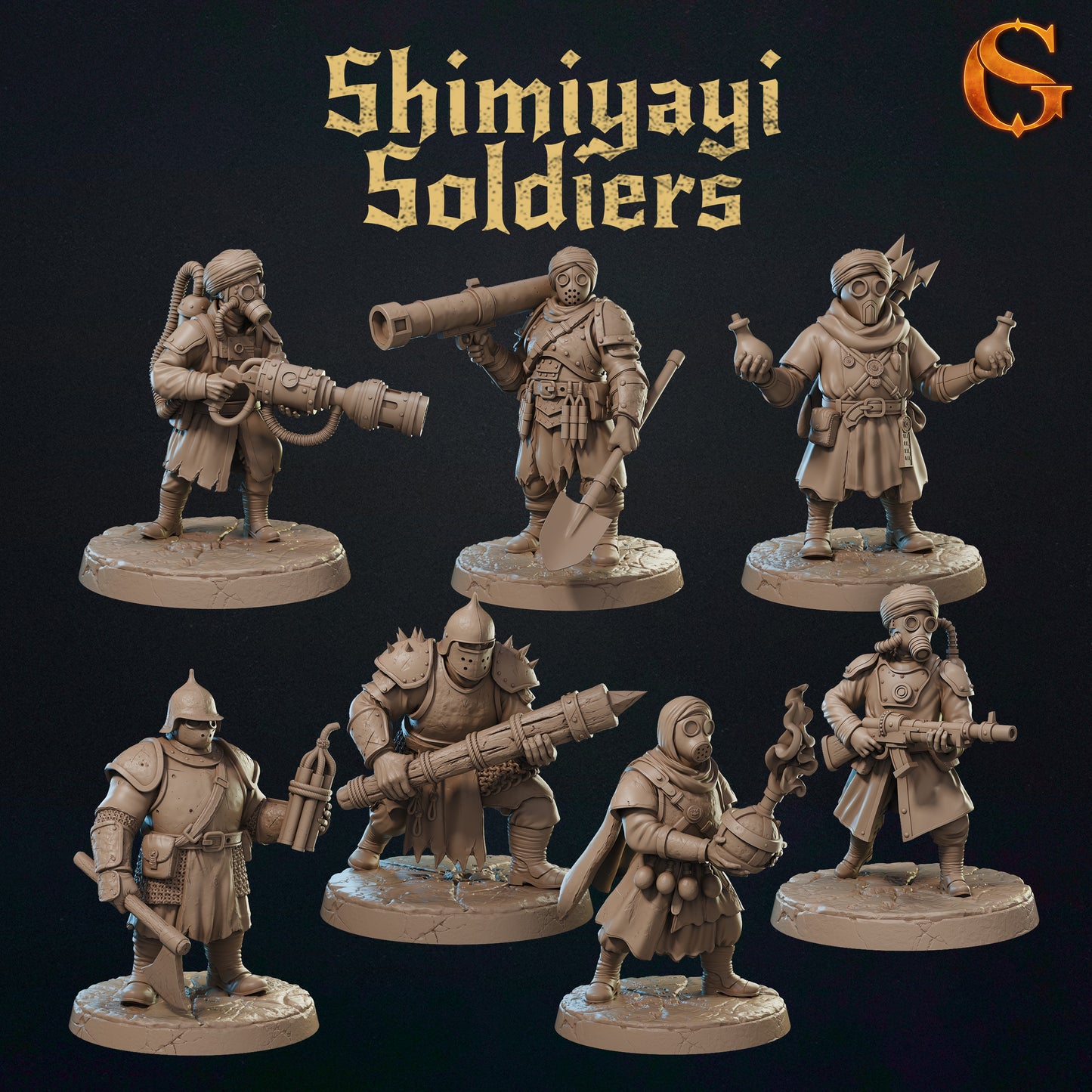 Mega Pakiet: Armia Alchemical Satrapy (15 Figurek) - SolGood Creations