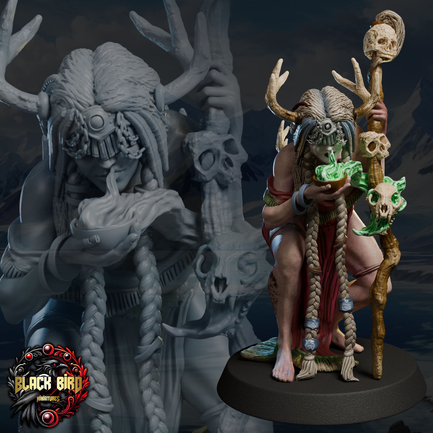 Sigrun – Sammelfigur 32 mm / 75 mm – Ladies of the Dark 2