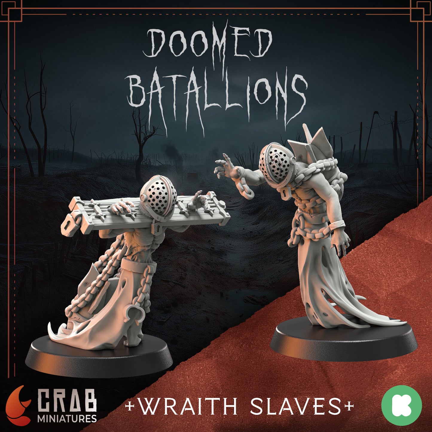 Wraith Pilgrims grimdarkowe figurki Trench Crusade zestaw