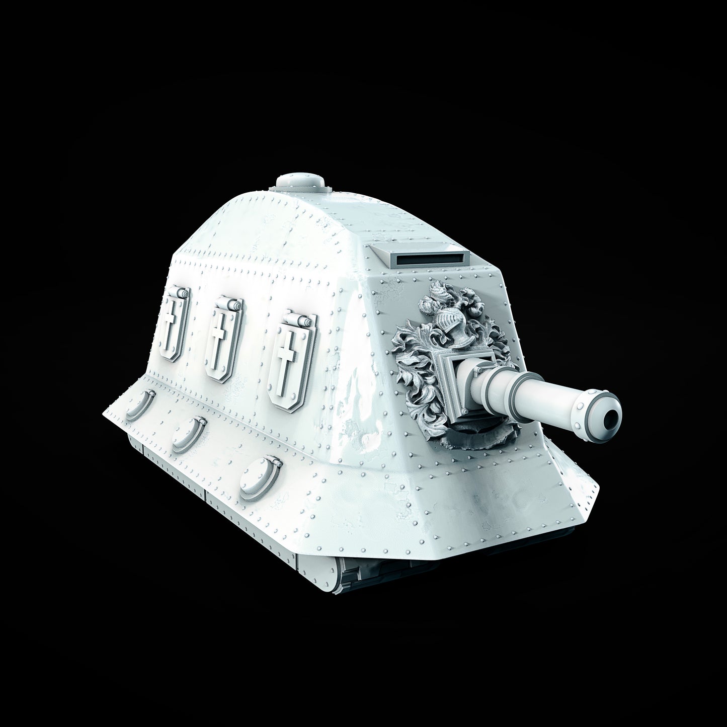 Czołg V3 – grimdark model do Trench Crusade, autor Juan Manuel Vargas Villate