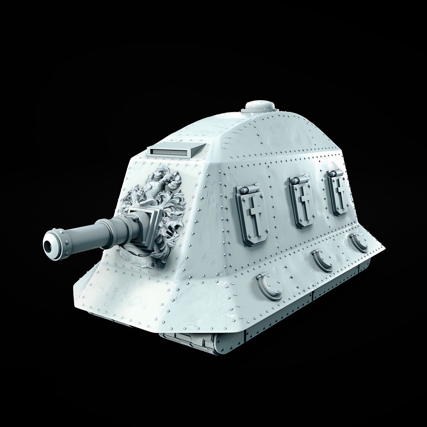 Czołg V3 – grimdark model do Trench Crusade, autor Juan Manuel Vargas Villate