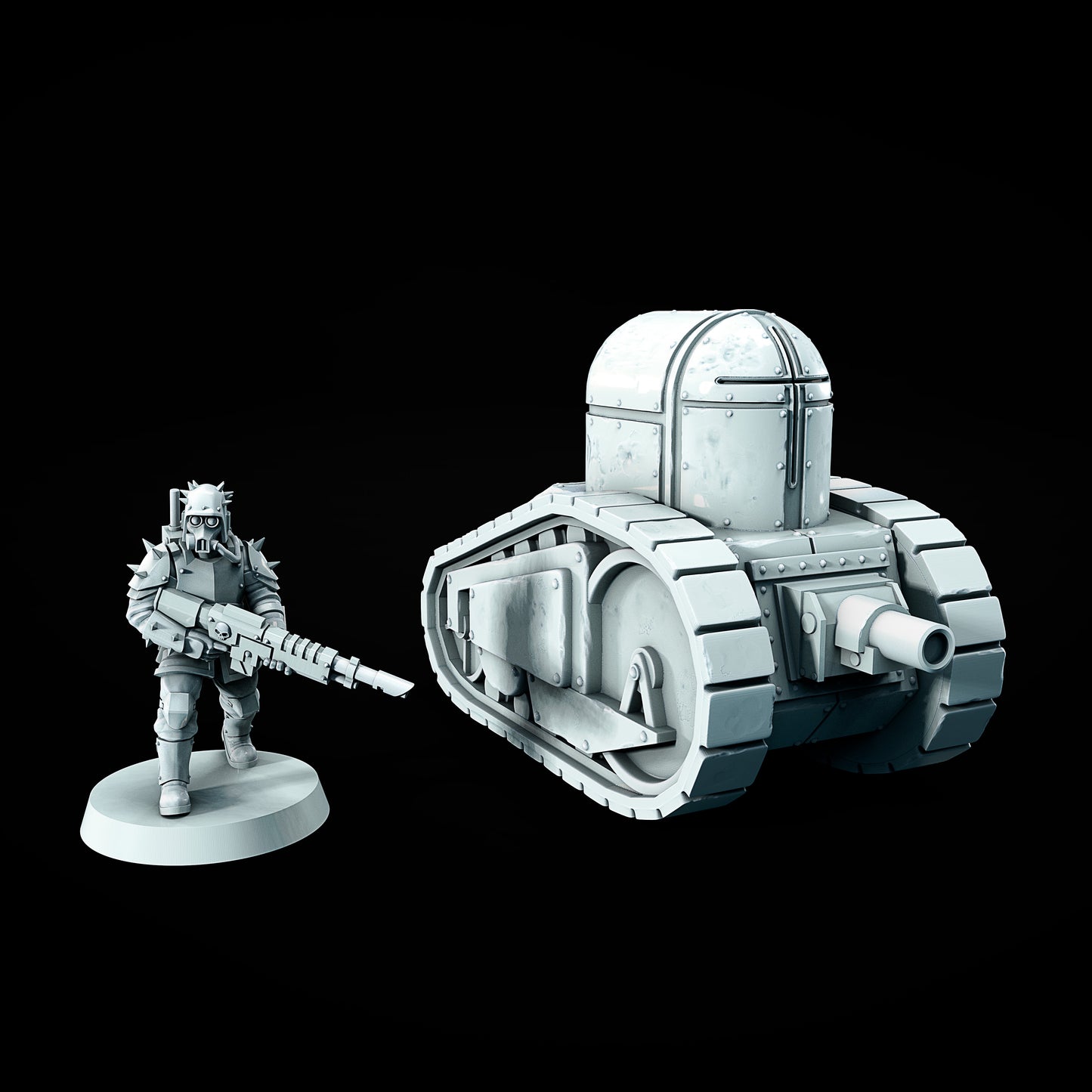 Czołg V4B – Grimdark Model do Trench Crusade | Juan Manuel Vargas Villate