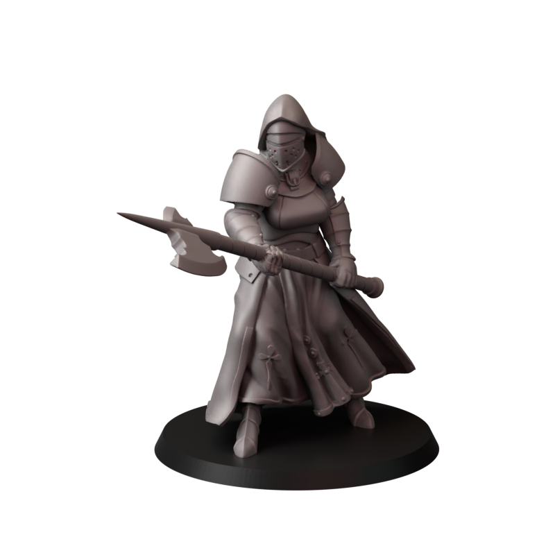 Fins Nuns – zakonnice bojowe – figurki do Trench Crusade 32 / 54 / 75mm