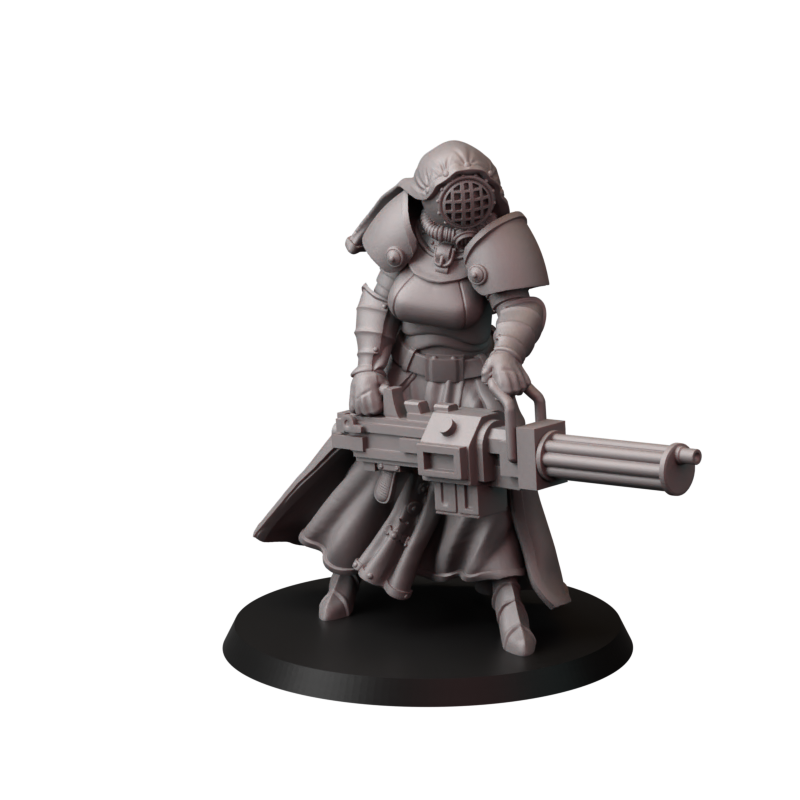 Fins Nuns – zakonnice bojowe – figurki do Trench Crusade 32 / 54 / 75mm