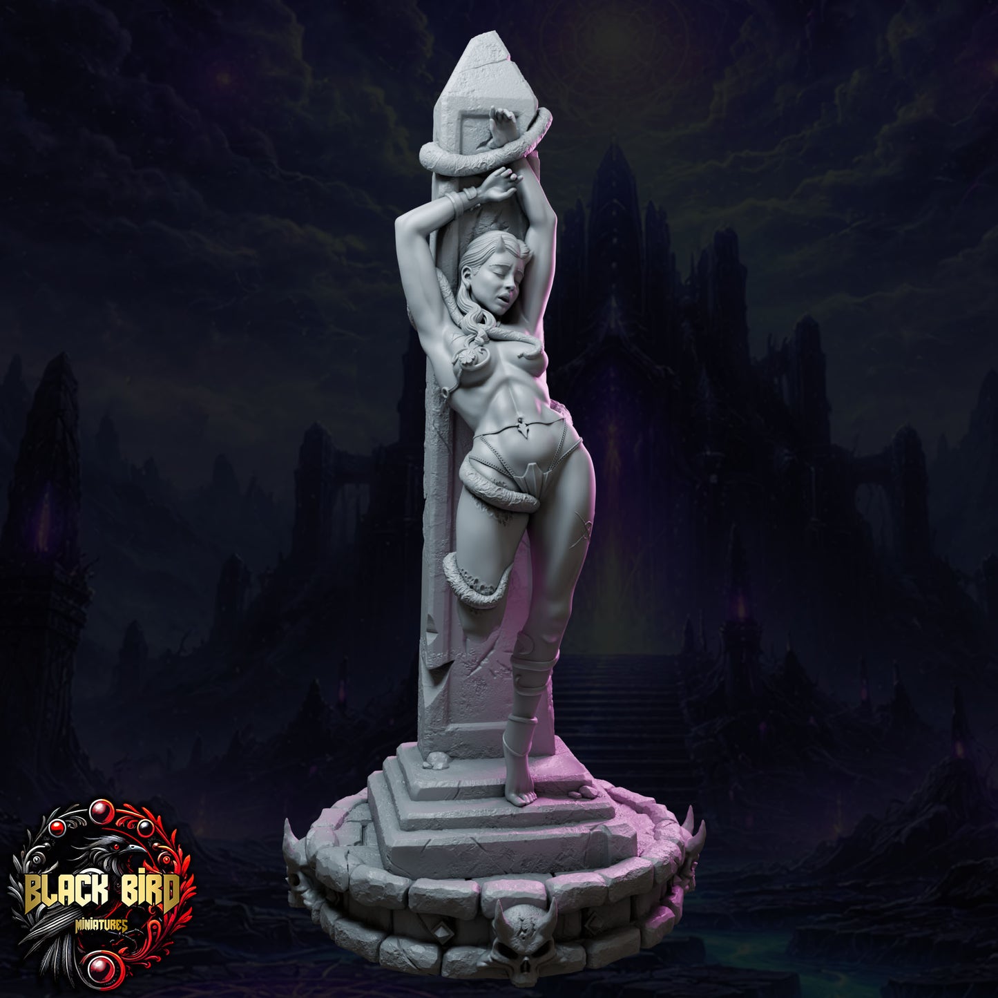 Ulthara – Queens of Chaos – Figurka 32mm / 75mm – Black Bird Miniatures