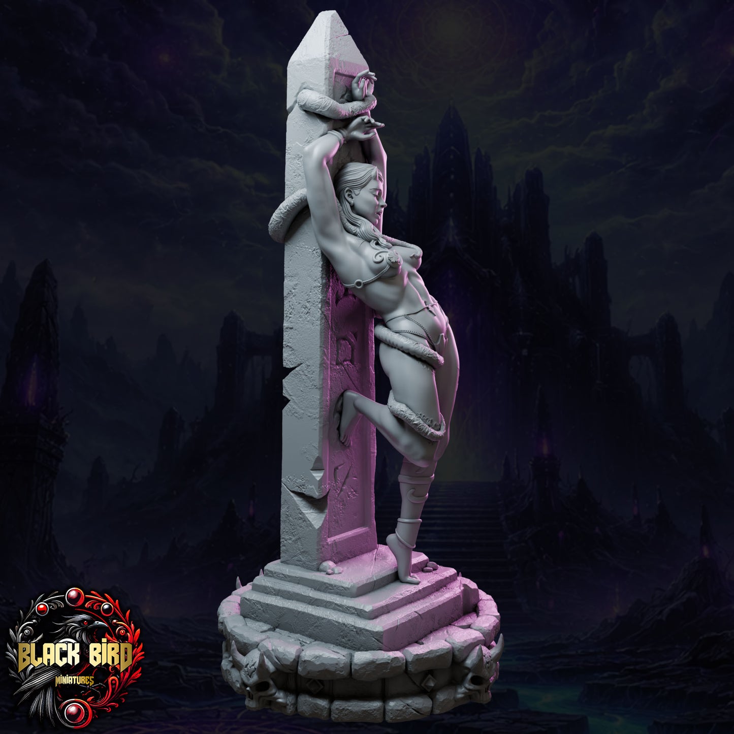 Ulthara – Queens of Chaos – Figurka 32mm / 75mm – Black Bird Miniatures