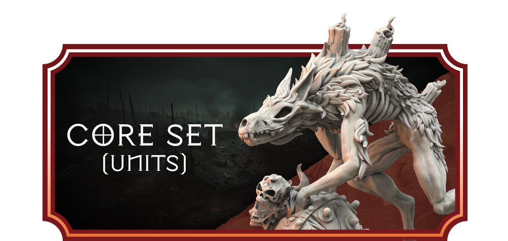 Candles of Heresy zestaw grimdarkowych figurek 32 mm Trench Crusade