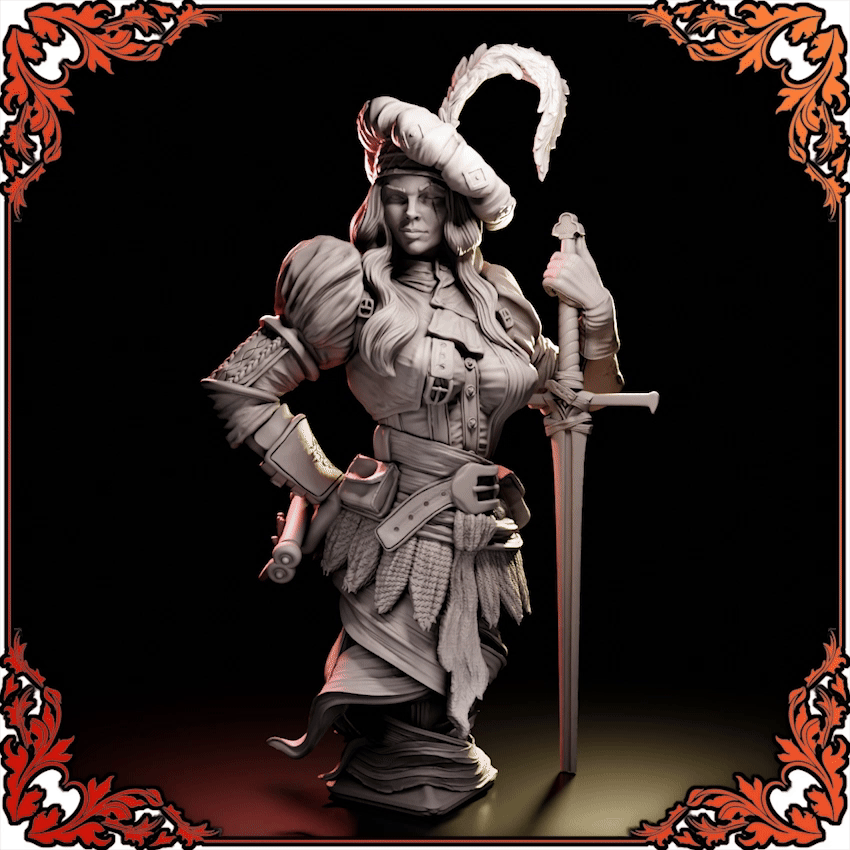 Vaelindra — Ladies of the Arcane (Black Bird Miniatures)
