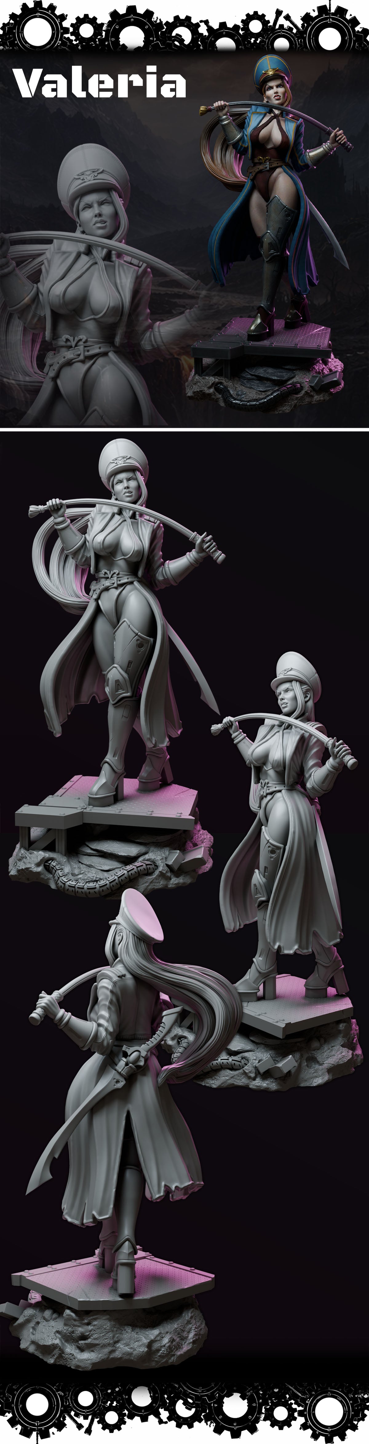 Valeria – Queens of the Black Empire | Imperialna Oficer Grimdark
