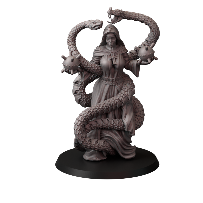 Fins Nuns – zakonnice bojowe – figurki do Trench Crusade 32 / 54 / 75mm