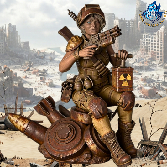 Saperka z pustkowi – Wasteland 01 – figurka 32mm / 75mm | Sol Invictus