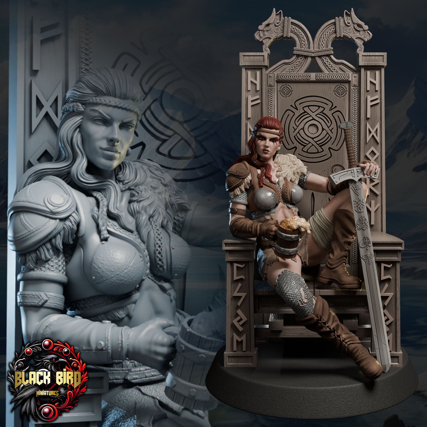 Yrsa – Figurka Kolekcjonerska 32mm / 75mm – Ladies of the Dark 2
