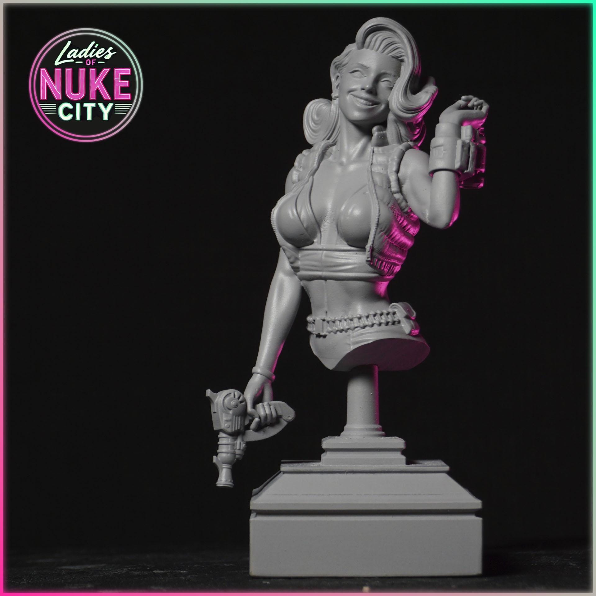 Nova Solstice figurka żywiczna – Nuke City Ladies – Black Bird Miniatures