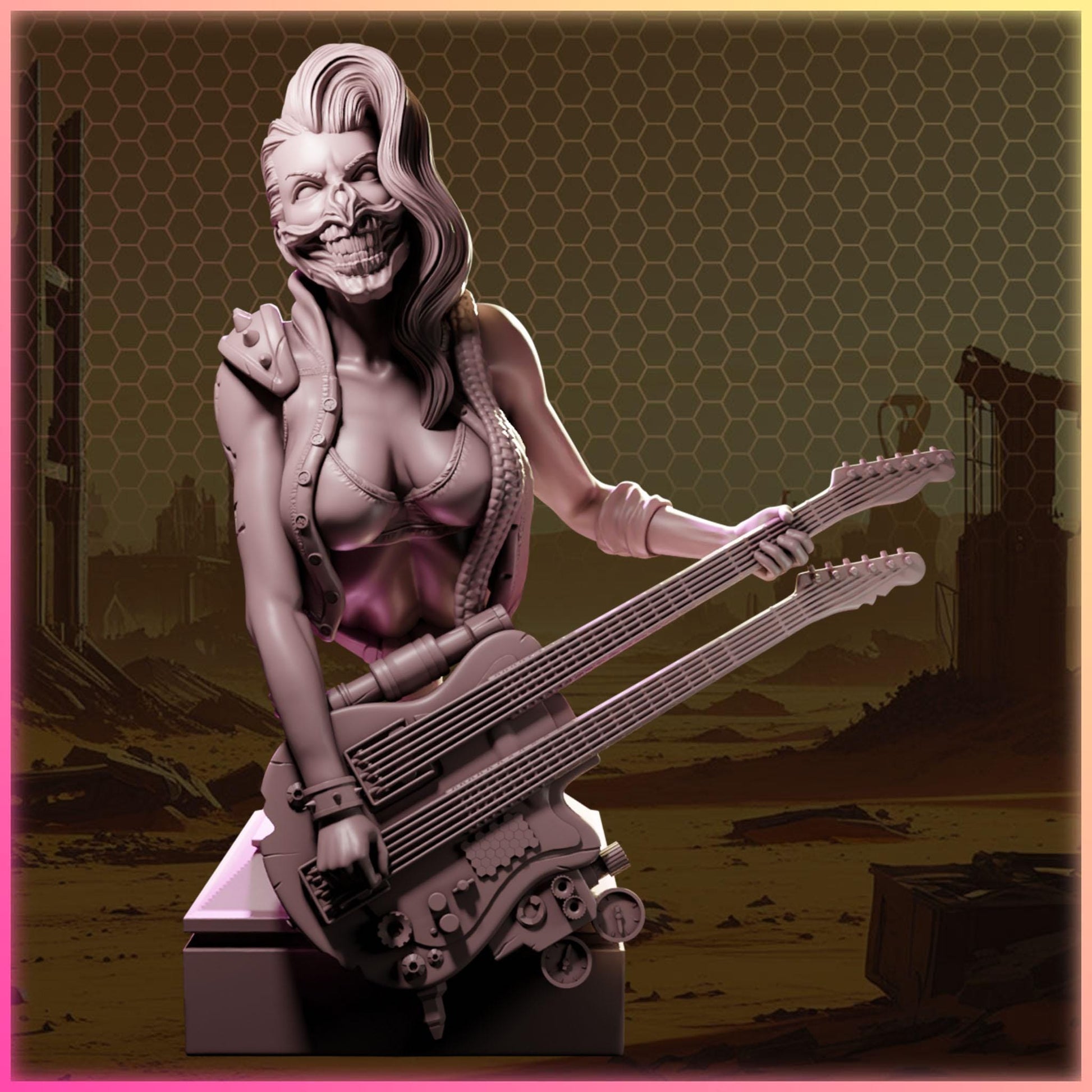 Aria Slash figurka żywiczna – Nuke City Ladies – Black Bird Miniatures