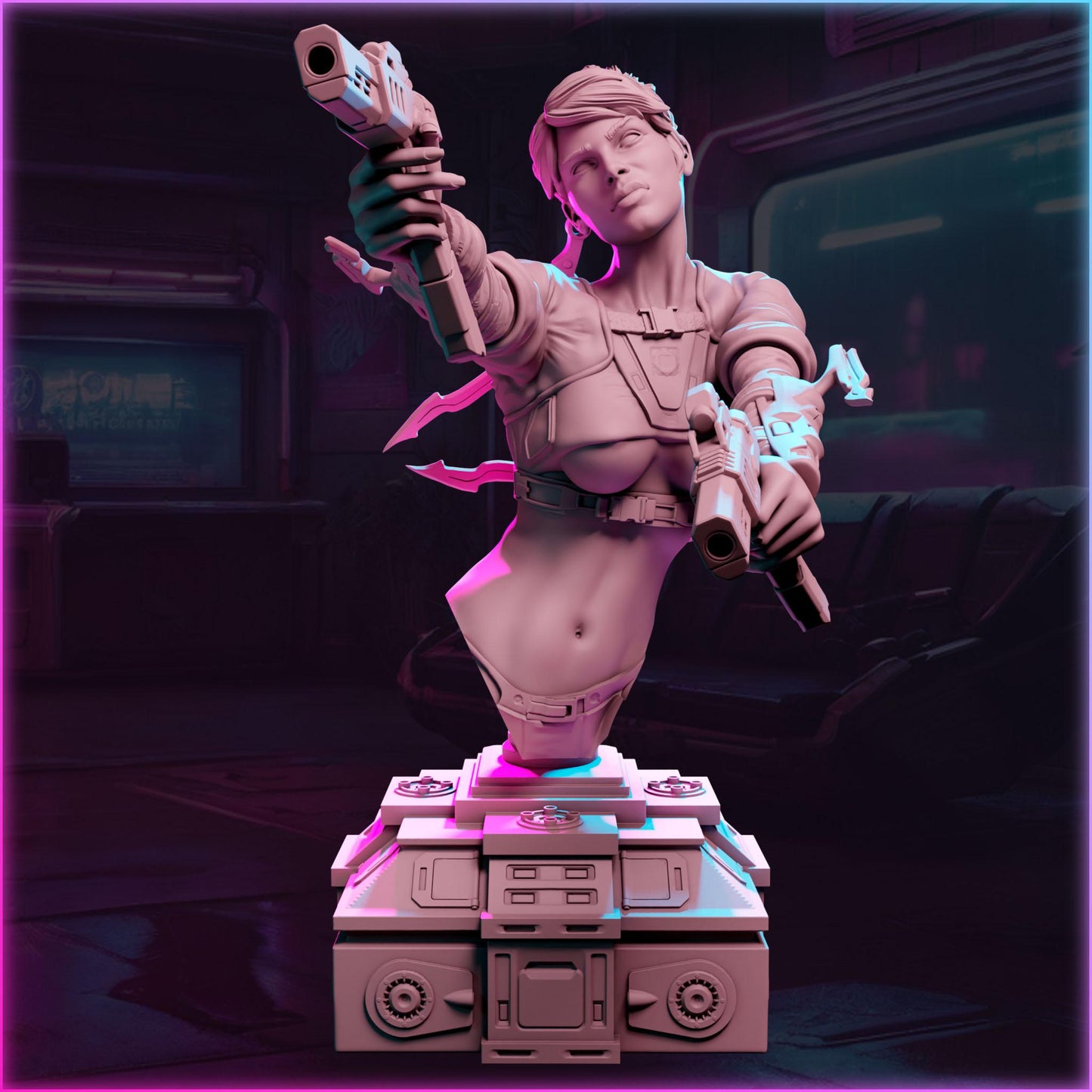 Orion Bufferson figurka 32mm – Ladies of the 2133, Black Bird Miniatures