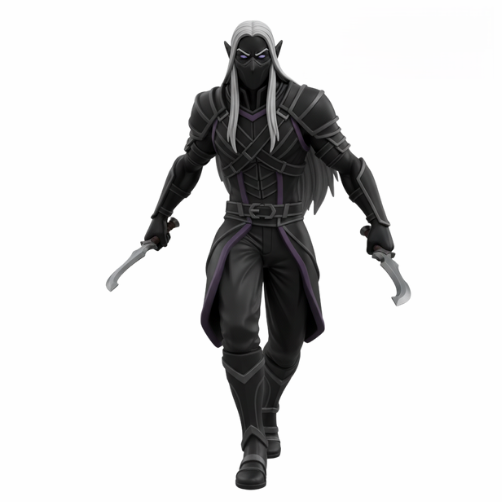 Dark Elf – wojownik cienia 32/75/120mm