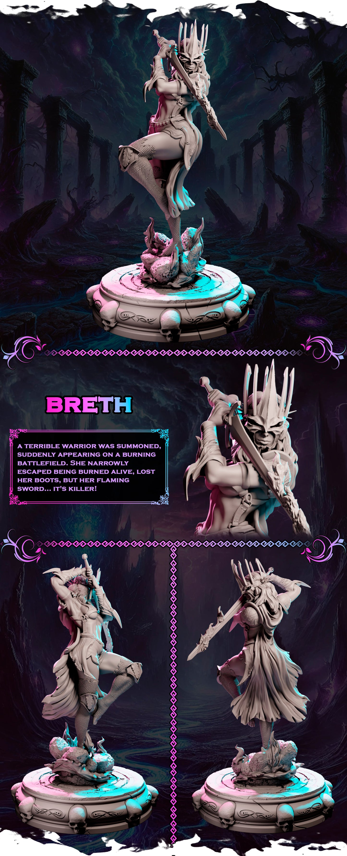 Breth — Ladies of Chaos (Black Bird Miniatures)