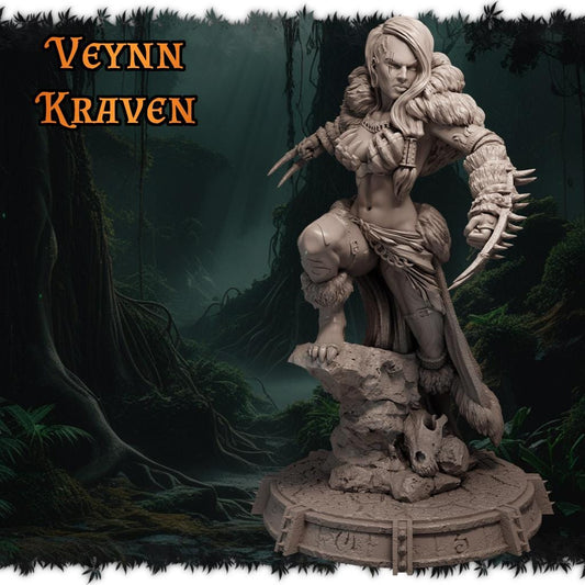 Veynn Kraven figurka żywiczna – Ladies of the Wild Hunt – Black Bird Miniatures